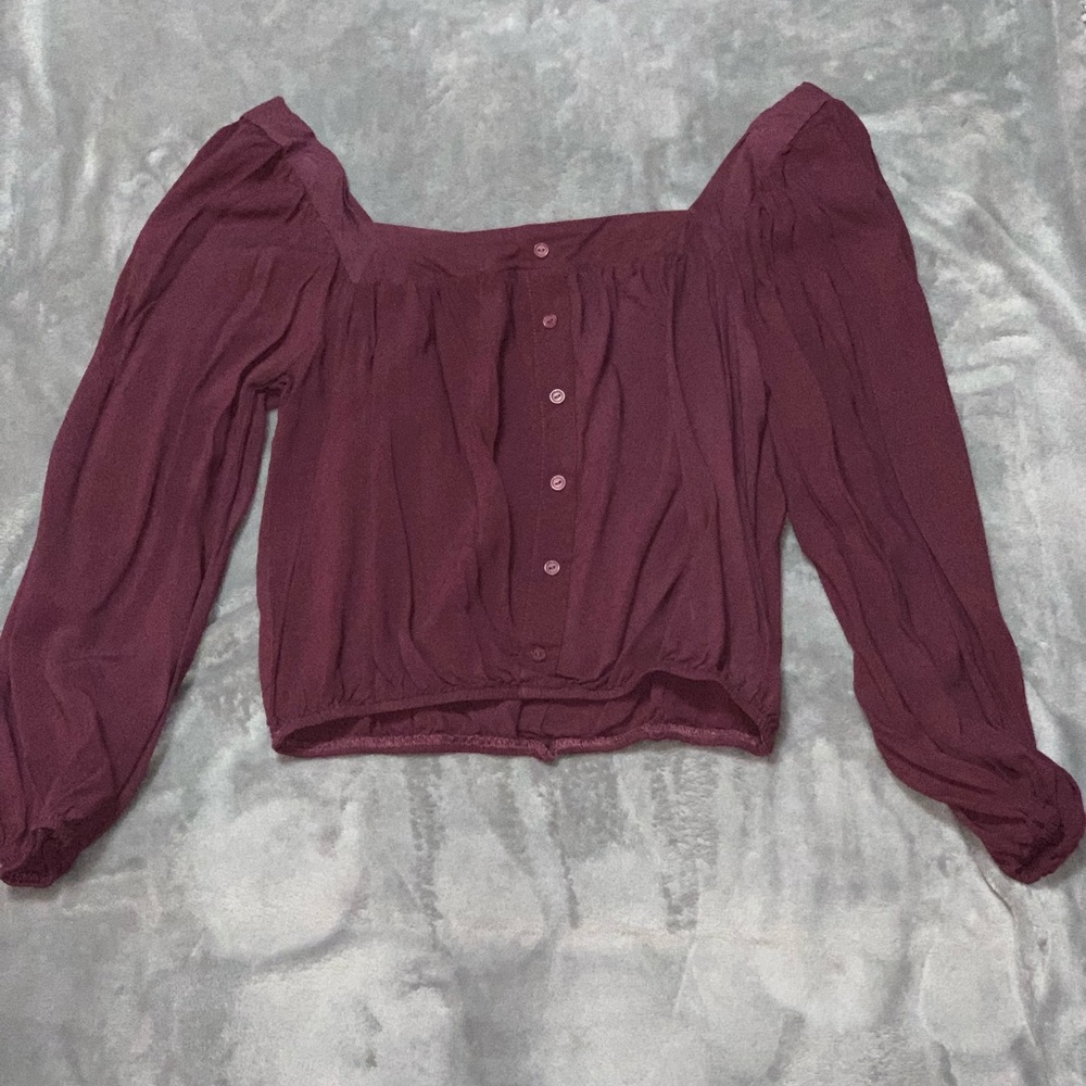 Plum colored shirt